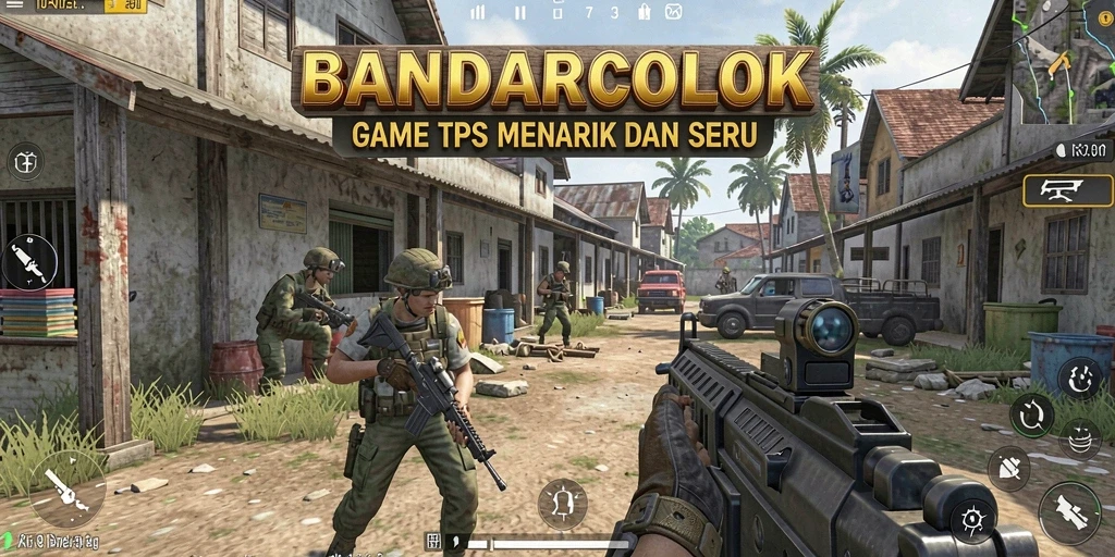 Tampilan gameplay menegangkan dari BANDARCOLOK dengan berbagai aksi seru.