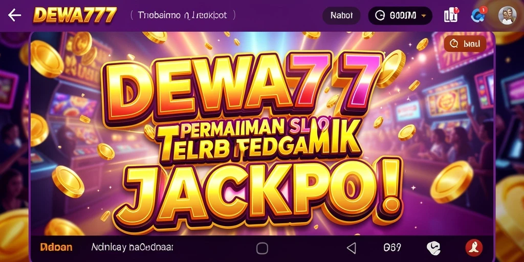 Gameplay DEWA777 dengan berbagai pilihan mesin slot yang menarik.