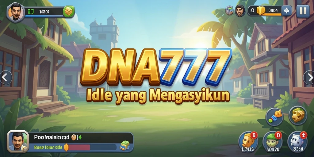 Tampilan gameplay menarik dari <strong>DNA777</strong> yang mengutamakan elemen Idle.