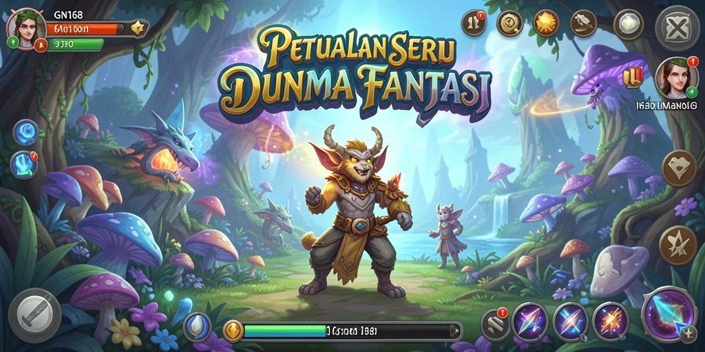 Screenshot gameplay GN168 yang menunjukkan aksi petualangan seru.