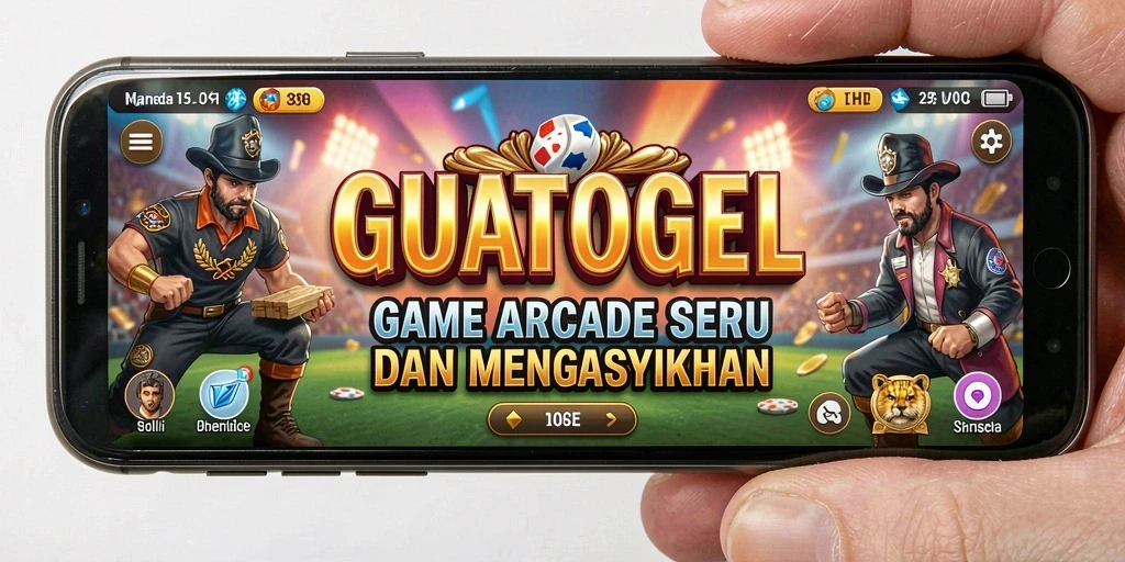 Tangkapan layar permainan GUATOGEL menunjukkan pengalaman arcade yang mengasyikkan.