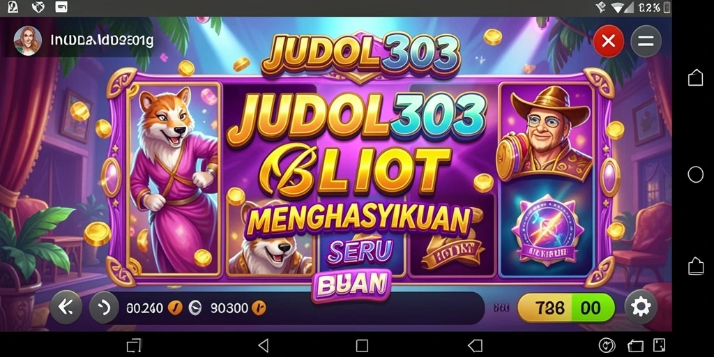 Screenshot gameplay JUDOL303 menampilkan suasana slot yang mendebarkan.