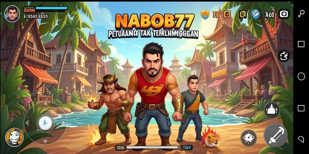 Tampilan gameplay menegangkan dalam NABOB77 yang penuh petualangan.