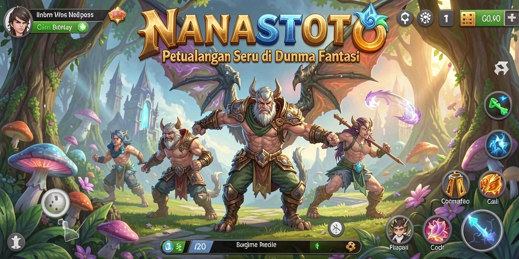 Tangkapan layar NANASTOTO menunjukkan aksi seru dalam petualangan yang menantang.