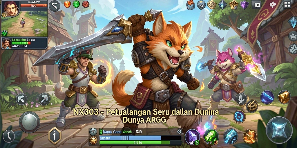 Tampilan seru gameplay ARPG di NX303 dengan aksi mendebarkan.