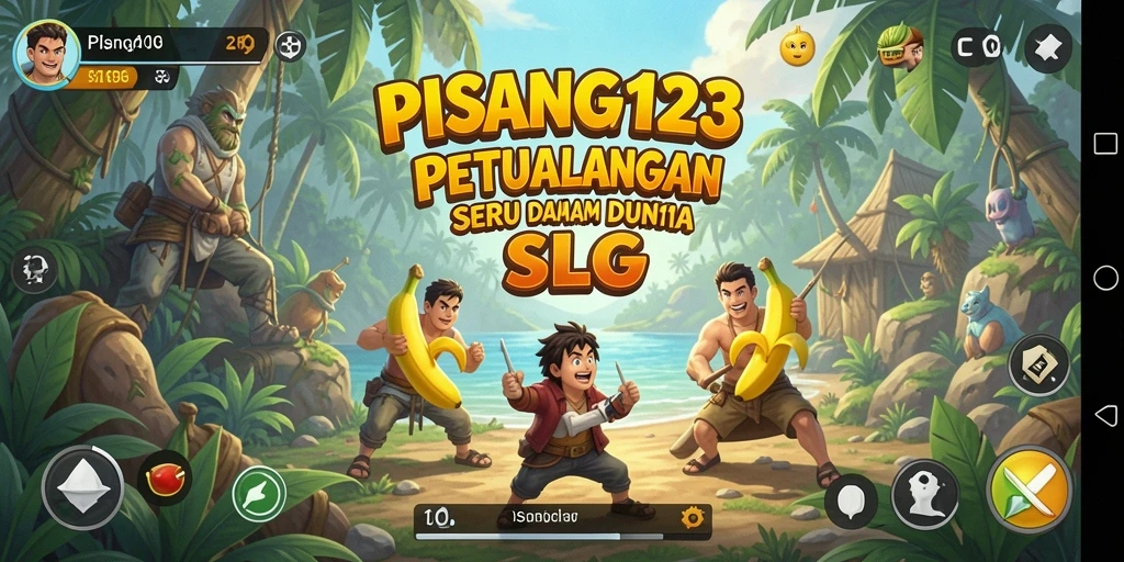 Tampilan gameplay PISANG123 yang seru dan interaktif.