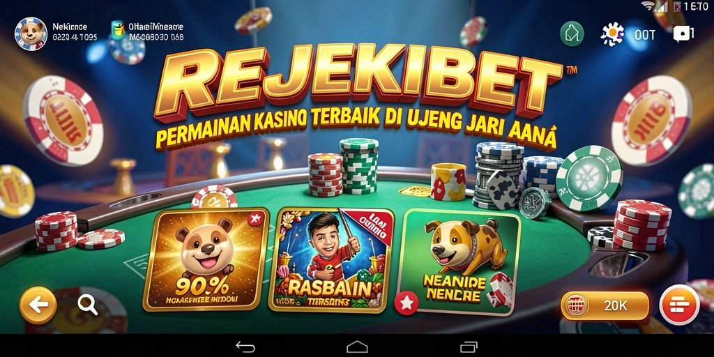 Tampilan gameplay <strong>REJEKIBET</strong> yang menarik dan penuh aksi kasino.