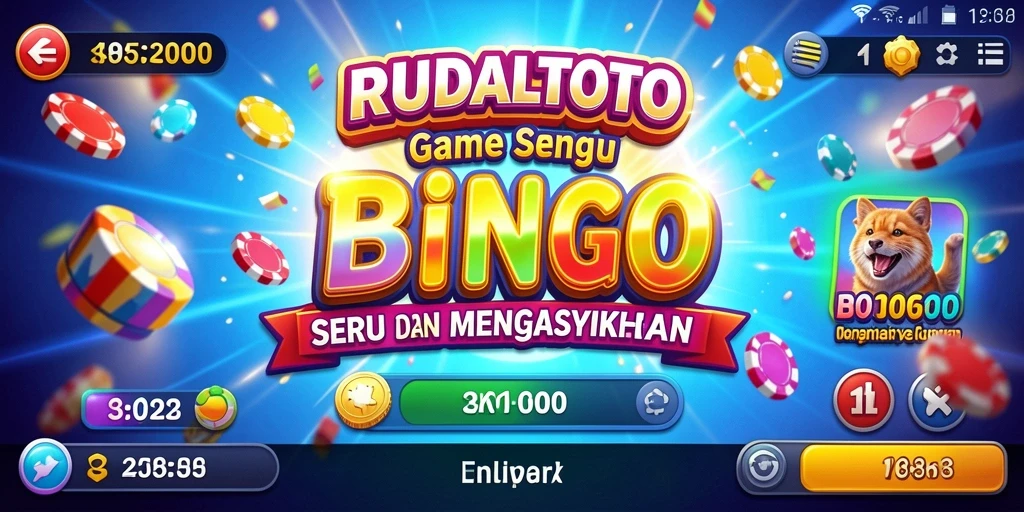 Screenshot gameplay RUDALTOTO menampilkan suasana bermain Bingo yang seru.