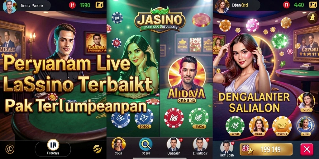 Screenshot gameplay Live Casino S80 yang menampilkan dealer dan interaksi pemain.