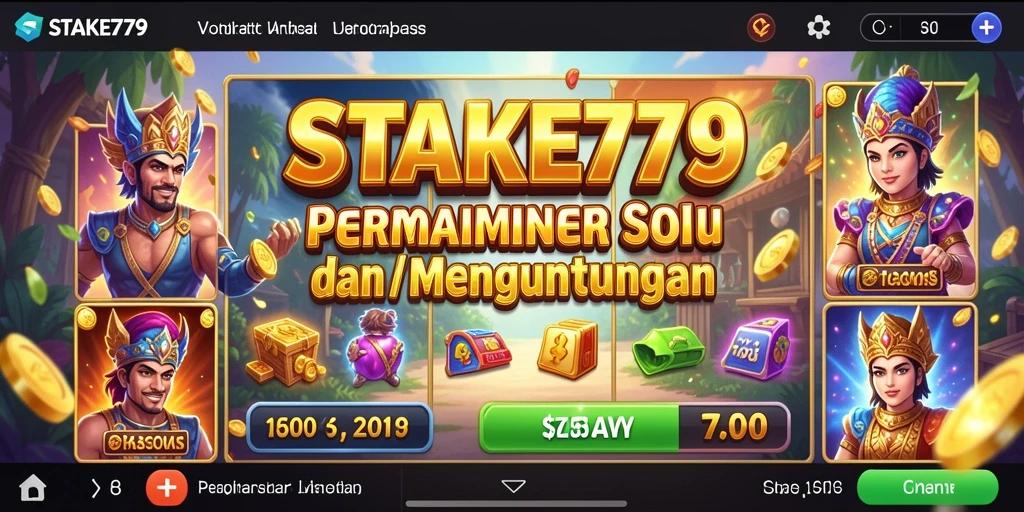 Tampilan permainan slot yang menakjubkan dan penuh warna.