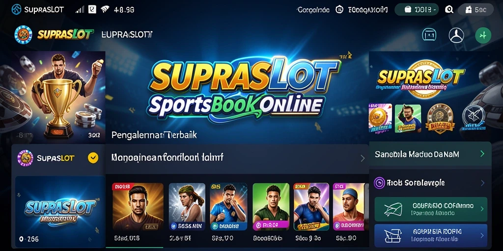 Tampilan gameplay menarik dalam aplikasi sportsbook SUPRASLOT.