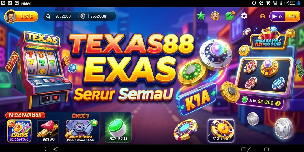 Tampilan gameplay seru dan menantang di TEXAS88.