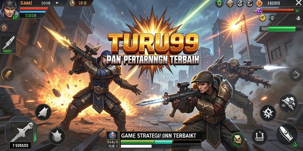 Tampilan gameplay seru dan menegangkan dari TURU99.