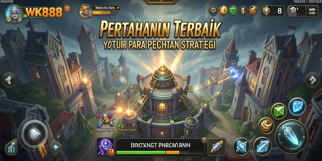 Tangkapan layar gameplay Tower Defense yang seru dan strategis.