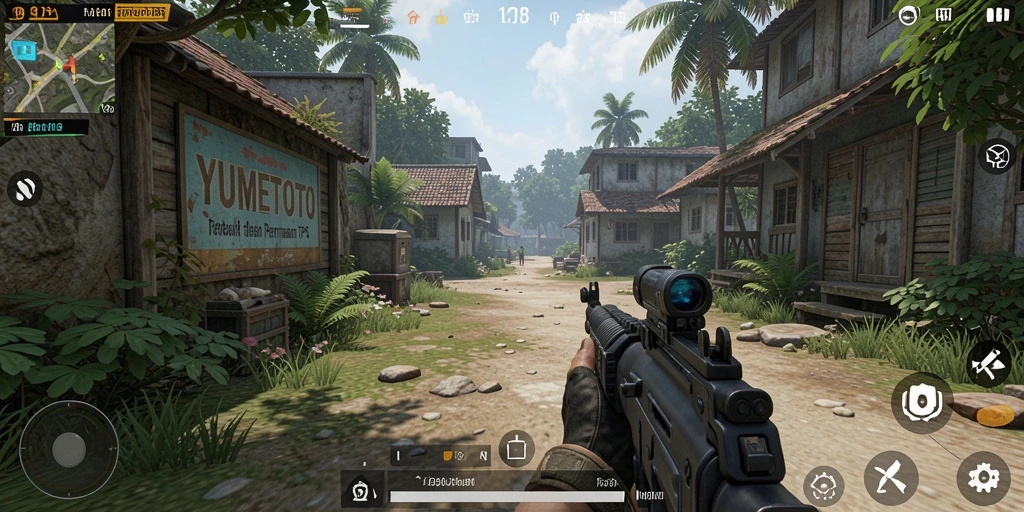 Tampilan gameplay menegangkan YUMETOTO dengan aksi yang mendebarkan.
