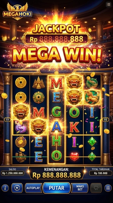 Screenshot aplikasi megahoki menunjukkan berbagai fitur yang menarik dan bermanfaat.